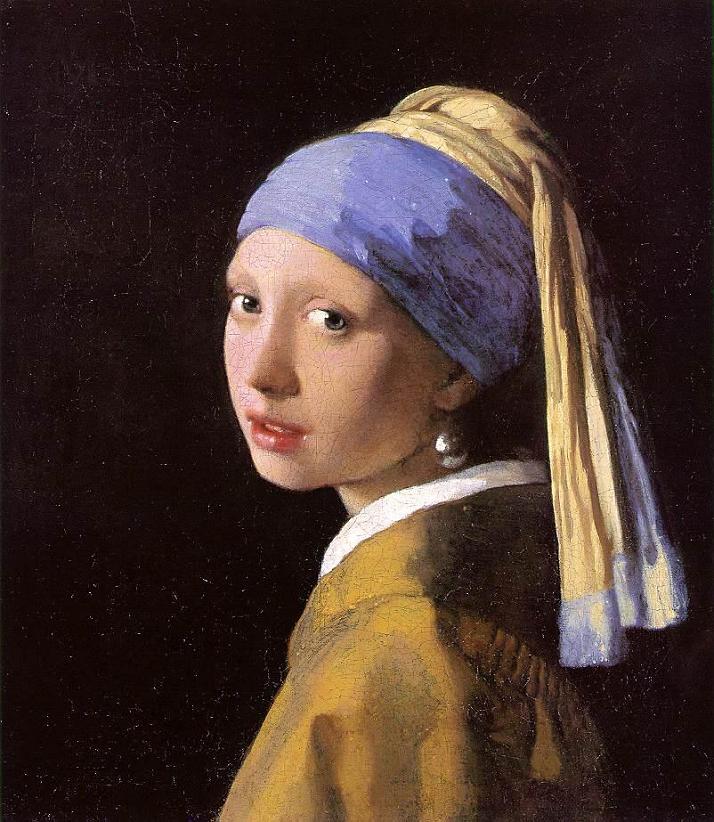 La joven con el arete de perla. Johannes Vermeer