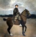 Retrato ecuestre del rey Alfonso XIII -9-